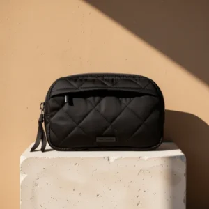 Performance Twill Mini Belt Bag, Black