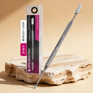 STALEKS Pro Expert Cuticle Pusher Flat Pusher & Loop