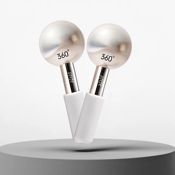 360 Rotating Ice Globes for Face Eyes Facials Cold Roller for Puffy