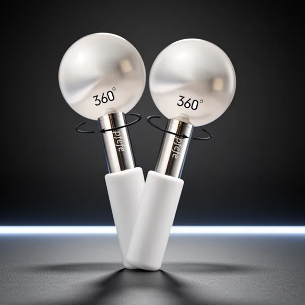 360 Rotating Ice Globes for Face Eyes Facials Cold Roller for Puffy