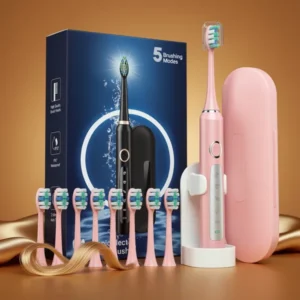 Rtauys M5 Sonic Electric Toothbrush, Pink