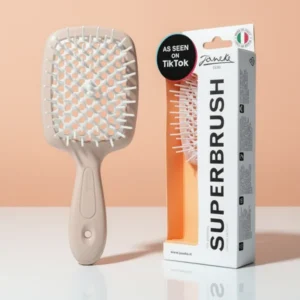 Janeke Superbrush Detangling Brush, Nude