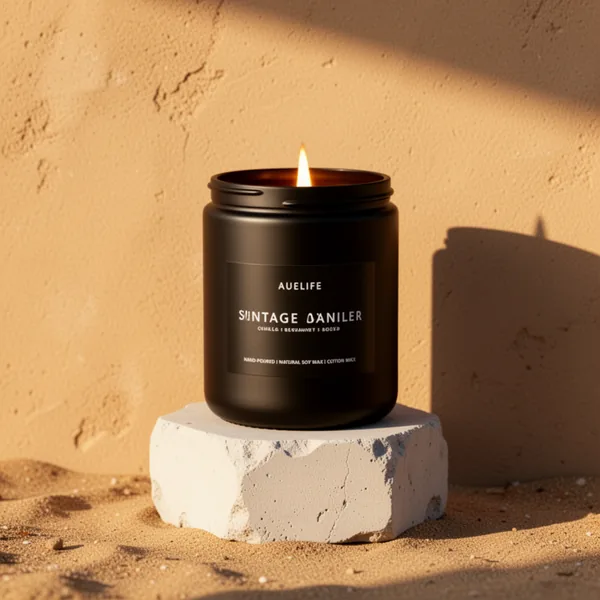 Auelife Candles for Men, 4-Pack