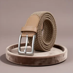 Elastic Braided Golf Belt for Men & Women