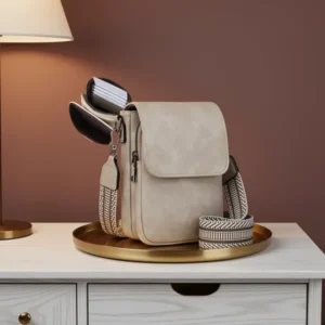 POIUGOYA Small Vegan Leather Crossbody Purse for Women