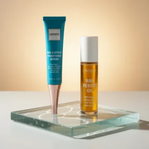 ONSEN Secret Nail Reboot Duo Treatment for Damaged Nails, 15 ml
