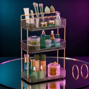 SONGMICS 3-Tier Makeup Organizer