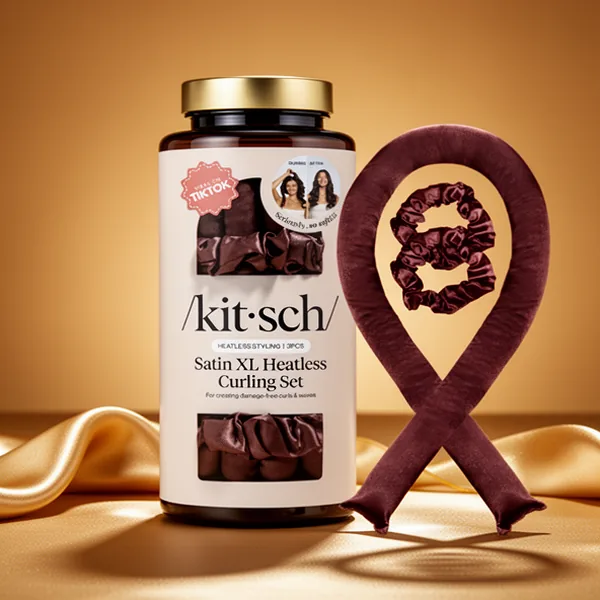 Kitsch Satin Heatless Curls Overnight Set