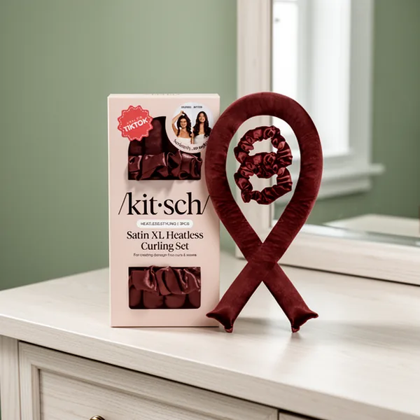 Kitsch Satin Heatless Curls Overnight Set