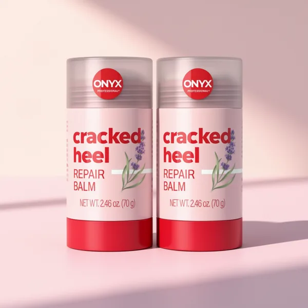 Onyx Professional Cracked Heel Treatment Repairs Dry Heels Lavender, 2-Pack