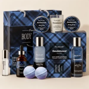 PEARLWORLD Bath Set with Ocean Scented Spa, 12 Pieces