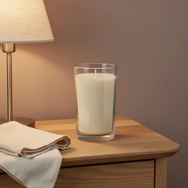 Housecret Warm White Unscented Clear Glass Filled Votive Candles, 24-Pack