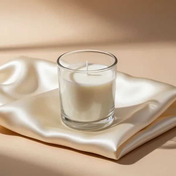 Housecret Warm White Unscented Clear Glass Filled Votive Candles, 24-Pack