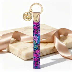 Lilly Pulitzer Durable Leatherette Strap Key Chain