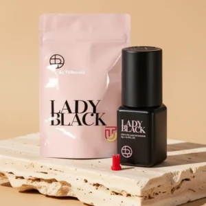 Sky Lady Black Glue Eyelash Extensions Adhesive Max Bonding Strength, 5 ml