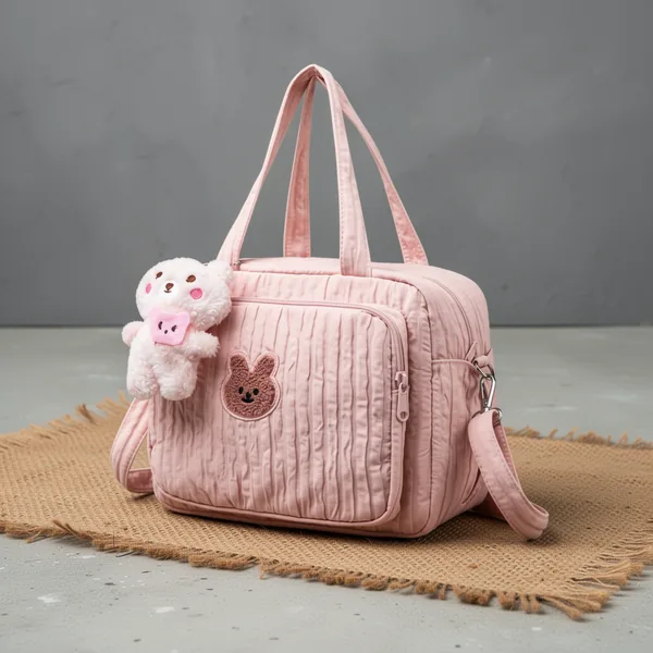Lushandy Baby Diaper Bag, Pink