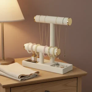 Pangkeep Jewelry Holder Stand, Beige