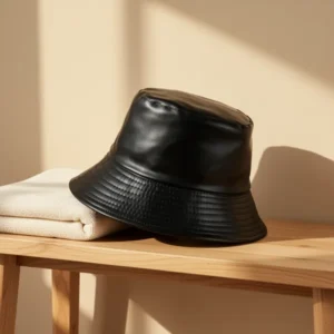 Unisex Black Bucket Hat