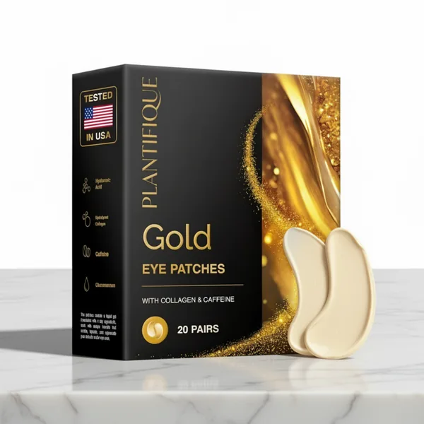 PLANTIFIQUE 24K Gold Under Eye Patches