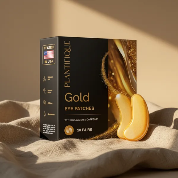 PLANTIFIQUE 24K Gold Under Eye Patches