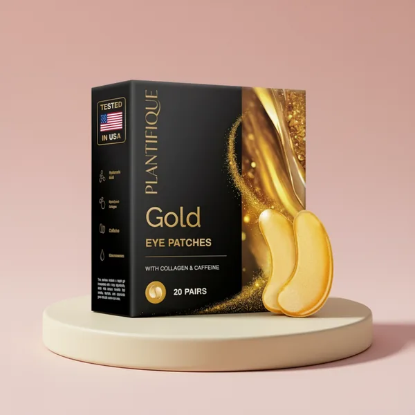PLANTIFIQUE 24K Gold Under Eye Patches
