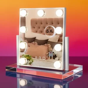HIEEY Hollywood Vanity Mirror with Lights, White