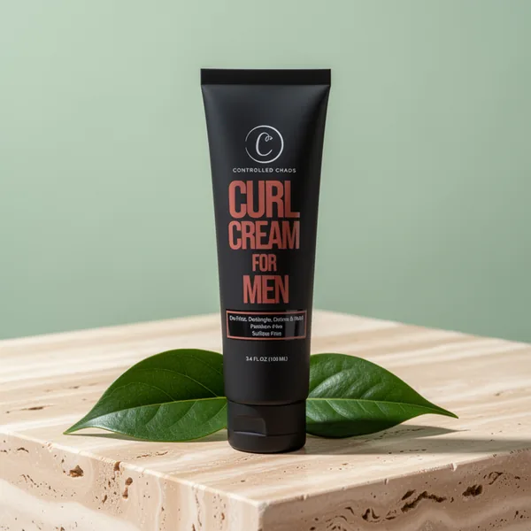 Controlled Chaos Curl Cream for Men, 3.4 oz