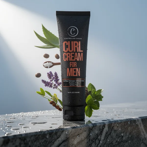 Controlled Chaos Curl Cream for Men, 3.4 oz