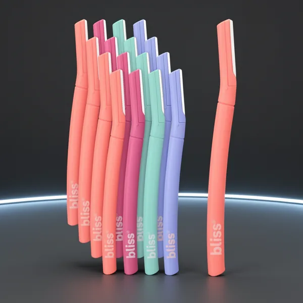 Bliss Stainless Steel Disposable Dermaplaning Tools Facial Exfoliator, 2-Pack