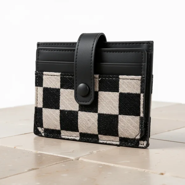 TURBOOST Cute Slim Card Holder, Black