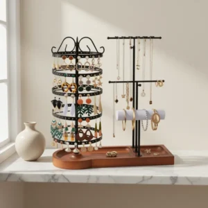 Jewelry Organizer Stand, Black
