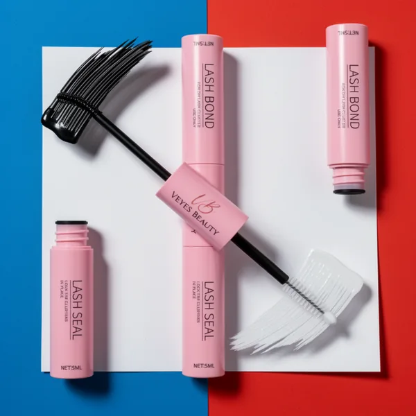VEYESBEAUTY Lash Bond and Seal Waterproof 2 in 1 Cluster Lash Glue