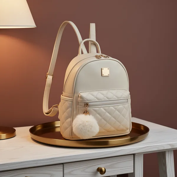 Barsine Girls Fashion Mini Backpack, Ivory
