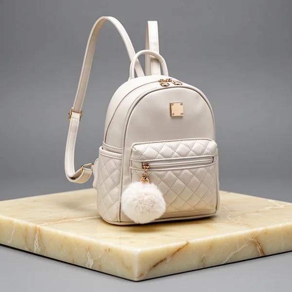 Barsine Girls Fashion Mini Backpack, Ivory
