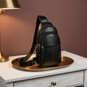 molshine Genuine Leather Sling Crossbody Bag