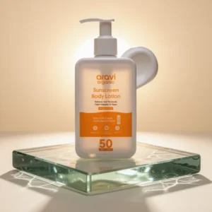 Aravi Organic Daily Oil-Free Body Sunscreen Lotion, 6.76 fl oz