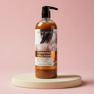 SpaScriptions Turmeric & Collagen Exfoliating Treatment Body Wash, 33 oz