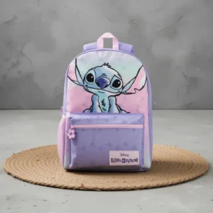 Disney Lilo & Stitch Girls Purple Pink Backpack