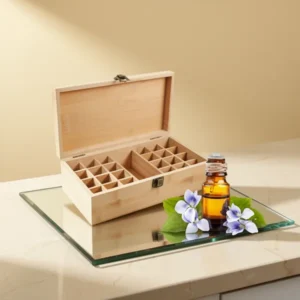 Pure Vie 24-Slot Bamboo Essential Oil