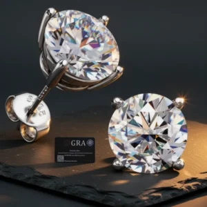 GEMQUEEN Moissanite Earrings
