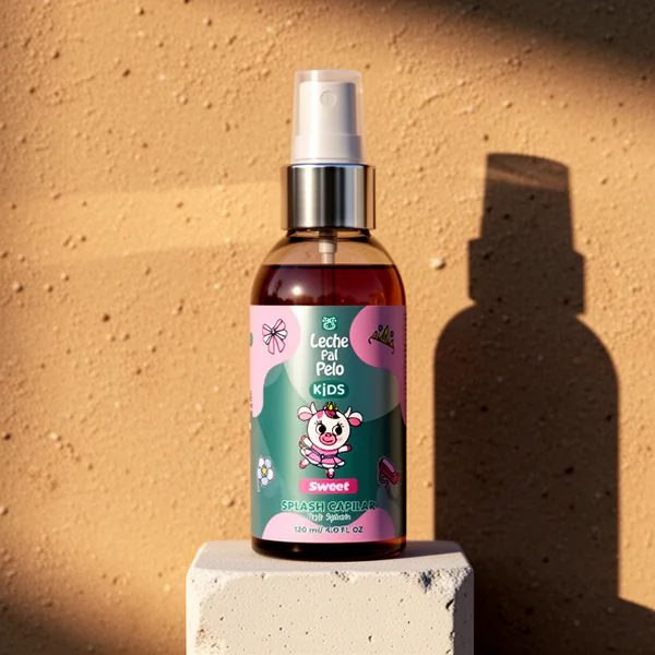 Leche Pal Pelo Kids Sweet Hair Splash Perfume with Amino Acids, 4 oz