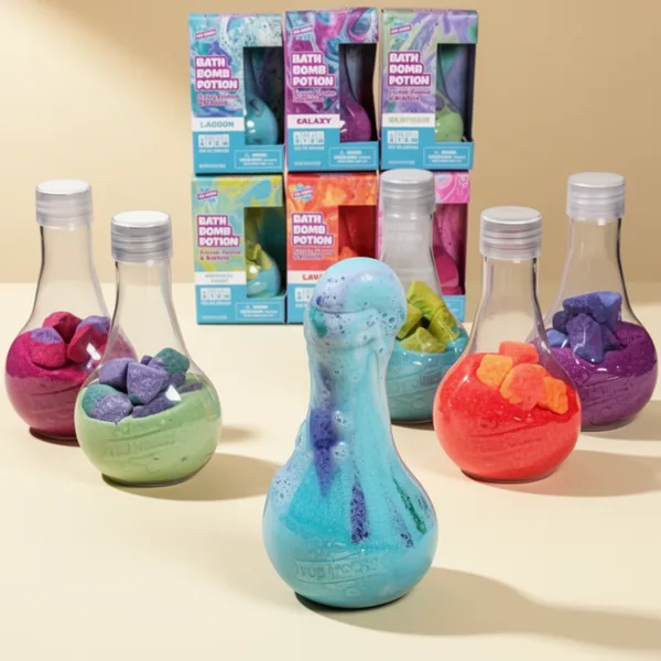Tub Works Kids Bath Bomb Potion Bath Toy Variety | Fizzes, 6-Pack