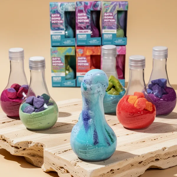 Tub Works Kids Bath Bomb Potion Bath Toy Variety | Fizzes, 6-Pack