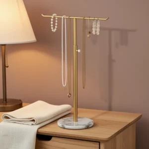 Gold-Tone Necklace Holder