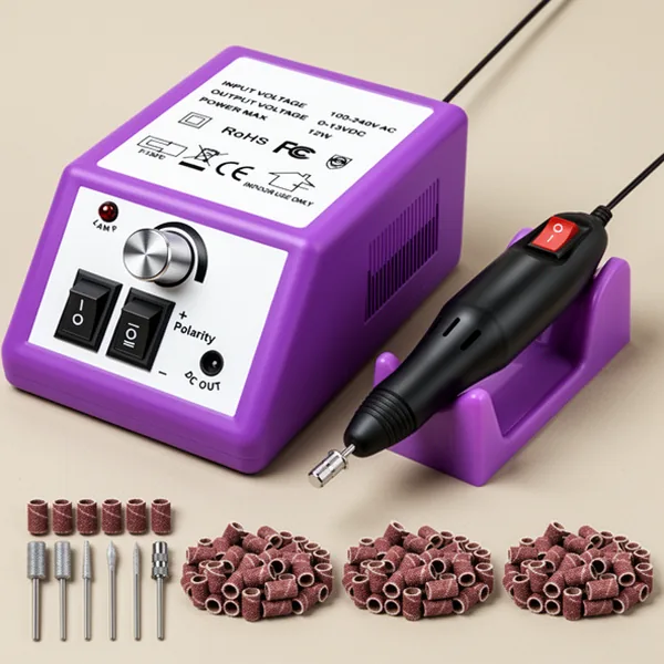 LAVAED Nail Drill Professional E Filer, 156 Pieces