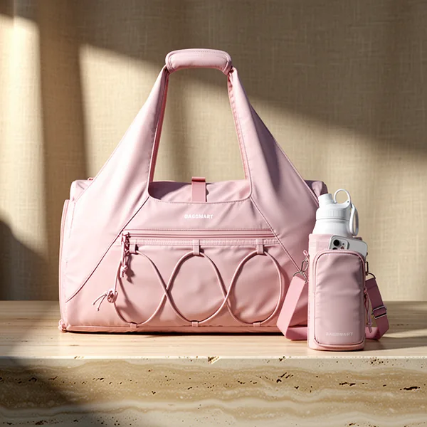 BAGSMART Gym Bag for Women, Pink
