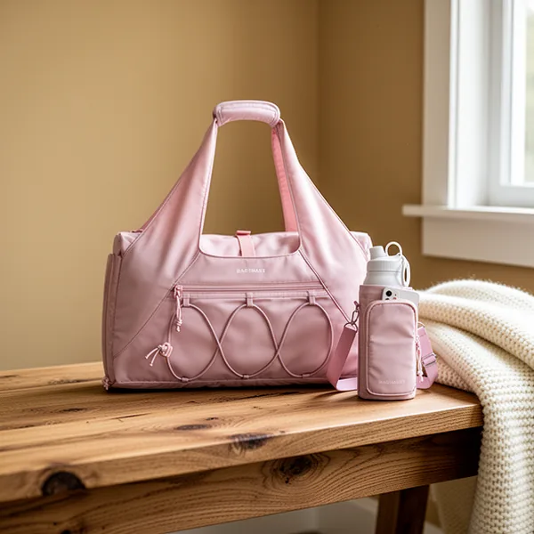 BAGSMART Gym Bag for Women, Pink