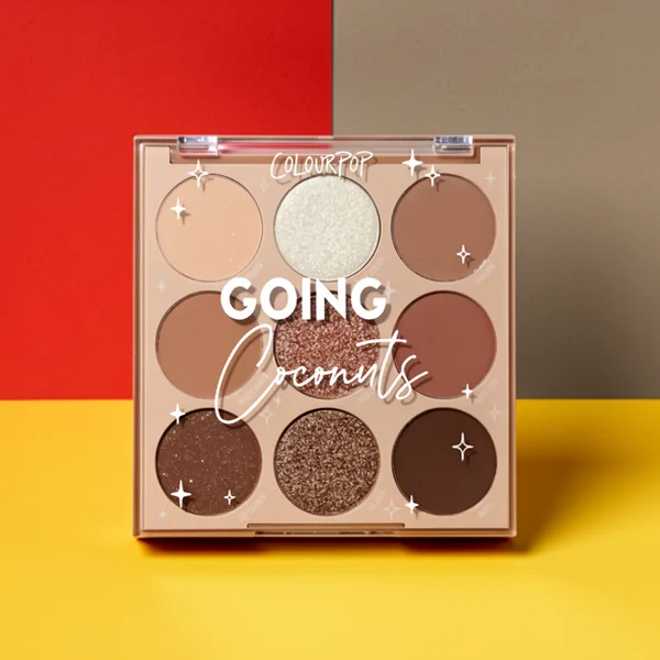 ColourPop Going Coconuts Eyeshadow Palette, 0.3 oz