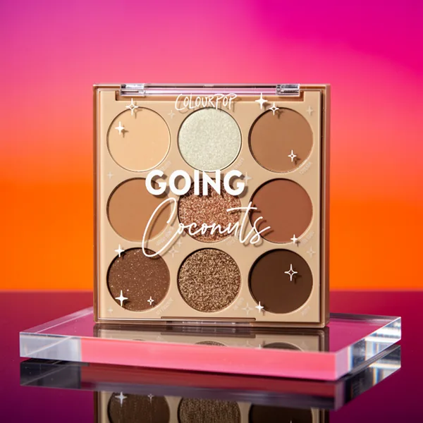 ColourPop Going Coconuts Eyeshadow Palette, 0.3 oz