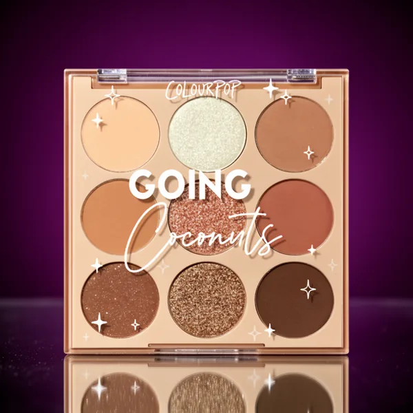 ColourPop Going Coconuts Eyeshadow Palette, 0.3 oz